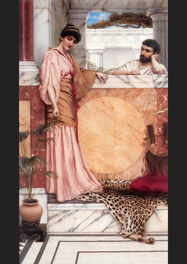 John William Godward Waiting for an Answer